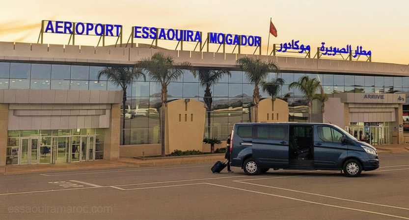 Transfert navette aeroport ville Essaouira
