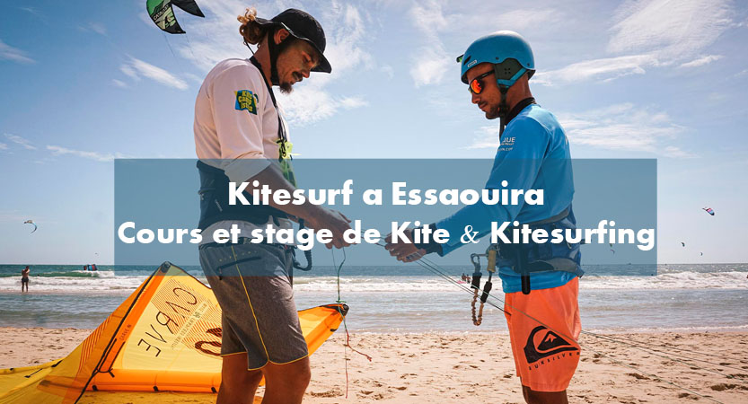 Cours et stage kitesurf Essaouira Maroc