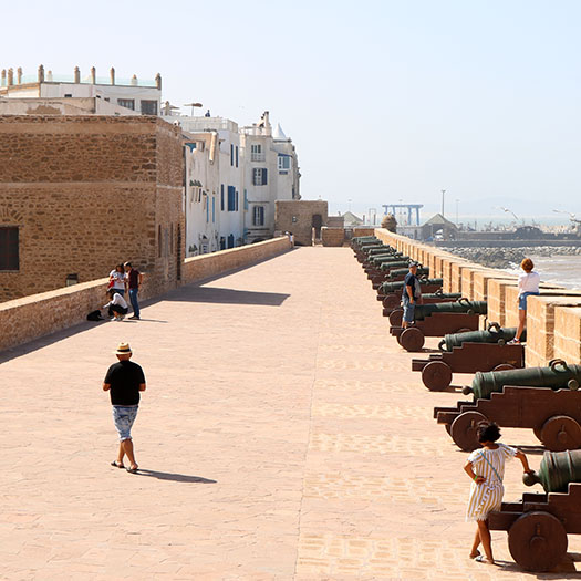 Canon skala Essaouira au Maroc