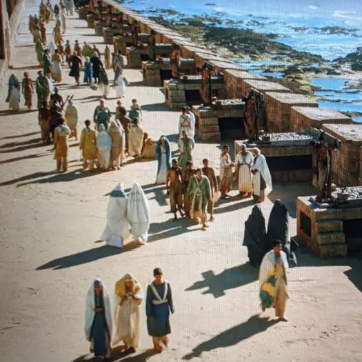 scene serie Game of Thrones a Essaouira Maroc