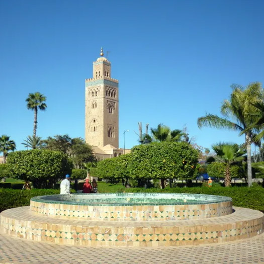 Jardin koutoubia Marrakech