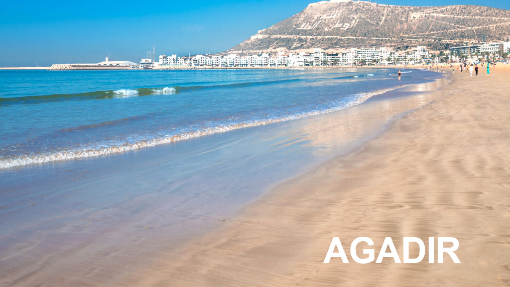 Plage ville Agadir